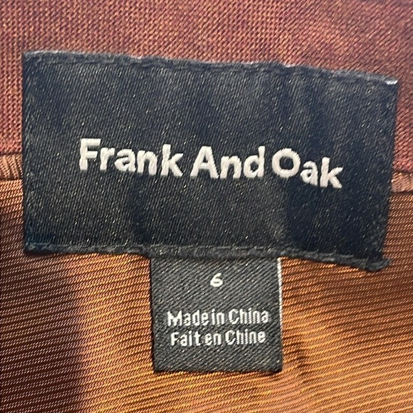 Frank and Oak Brown High Waisted Dress Pants Size 6 - Picture 4 of 8